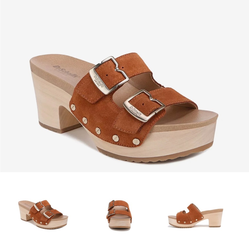 Dr. Schools Open Toe Clog Size 7 - image 2